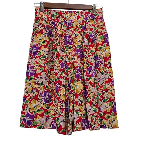 Bobbie Brooks Vintage 80/90s High Waist Floral Women's Small - Picture 1 of 13